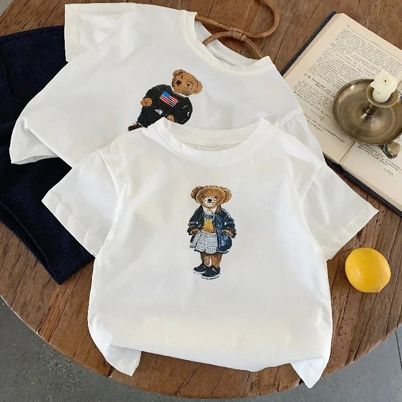 Baby Products Teddy Bear - Детская футболка с добавлением сахара, летняя