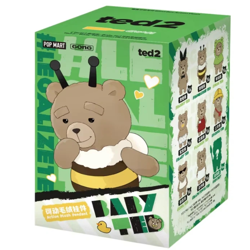 Baby Products Teddy Bear - POPMART TED2 Серия Baby Ted: Коллекционная