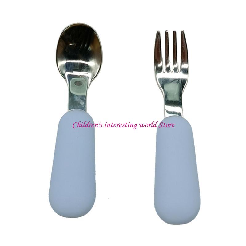 Baby Led Weaning Set - Детская вилка и ложка набор 2