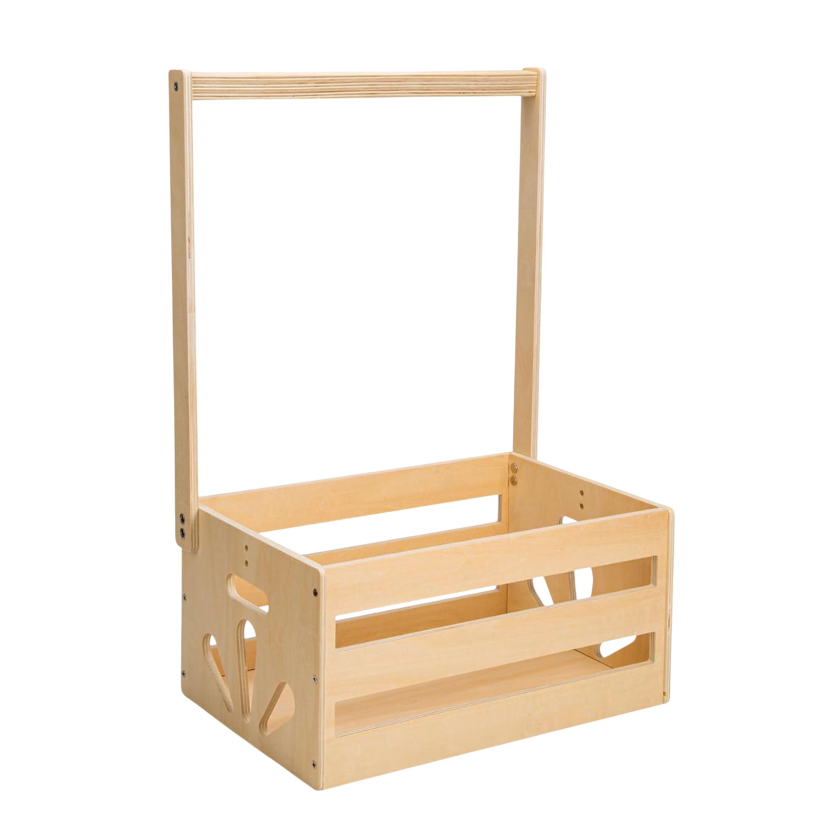 Baby Products Basket - Большая деревянная корзина для хранения детских