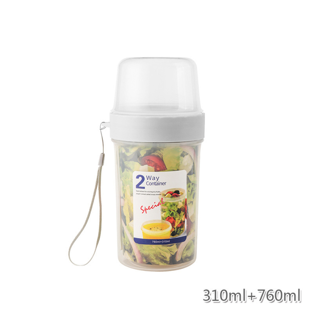 Baby Food Storage Jar - Двухслойный герметичный контейнер для еды, портативный
