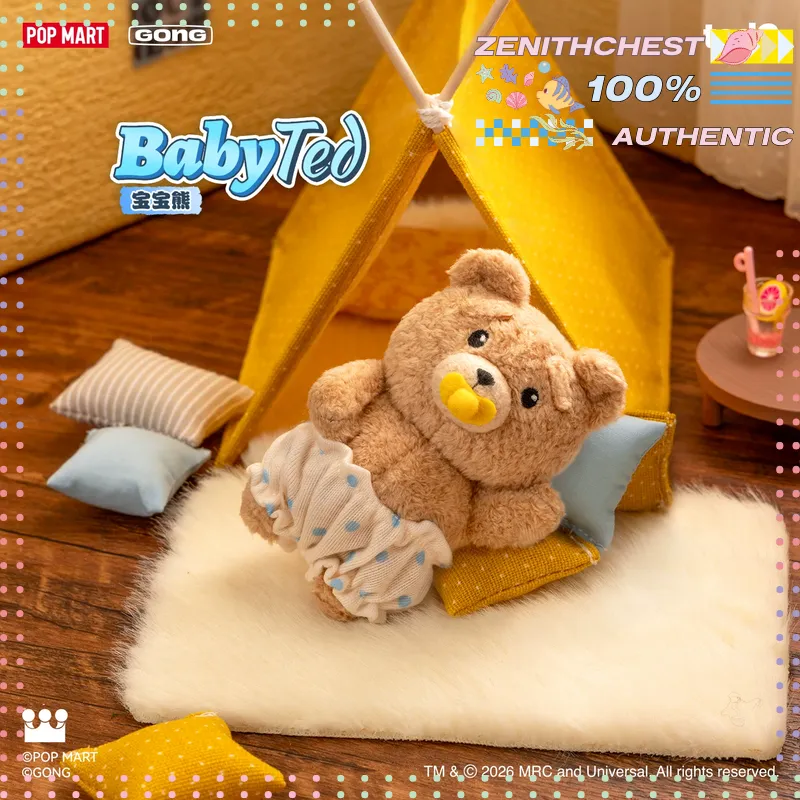 POPMART GONG Baby Ted: Подвесн – обзор и цена Baby Products Teddy Bear