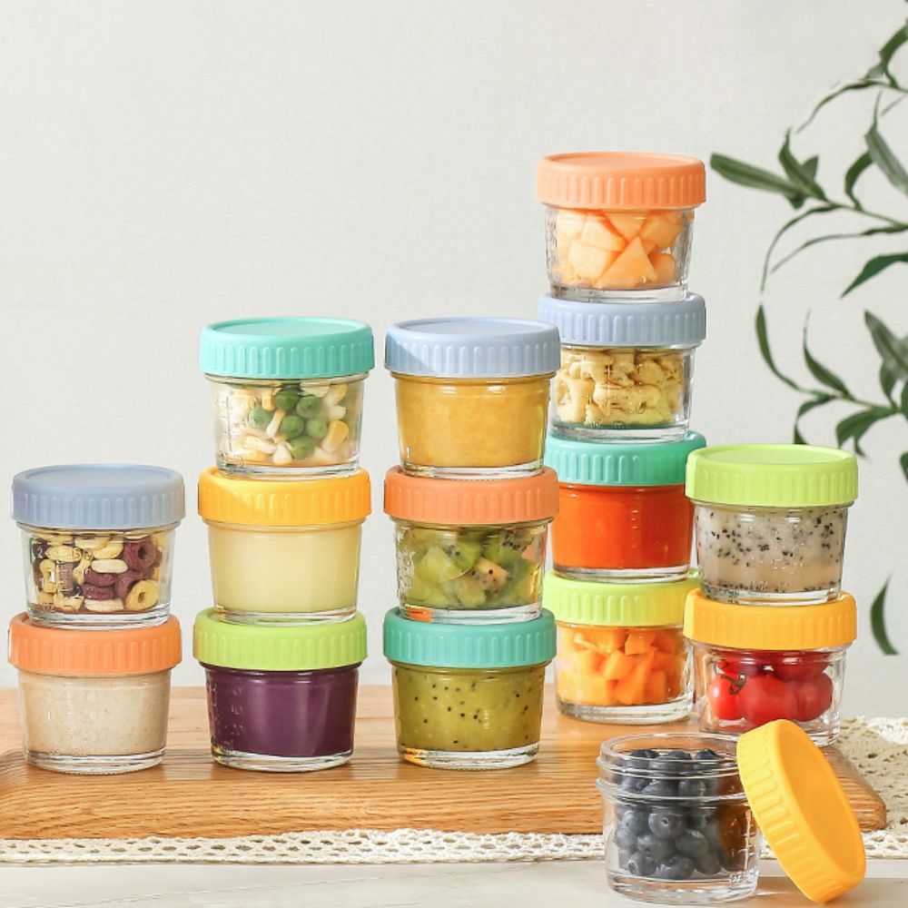 Набор из 6 многоразовых стекля – обзор и цена Baby Food Storage Jar