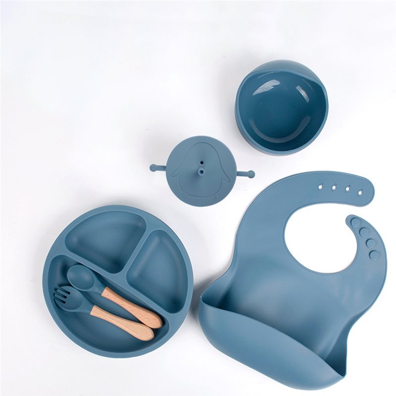 B05C-Детские тарелки, силиконо – обзор и цена Baby Led Weaning Set
