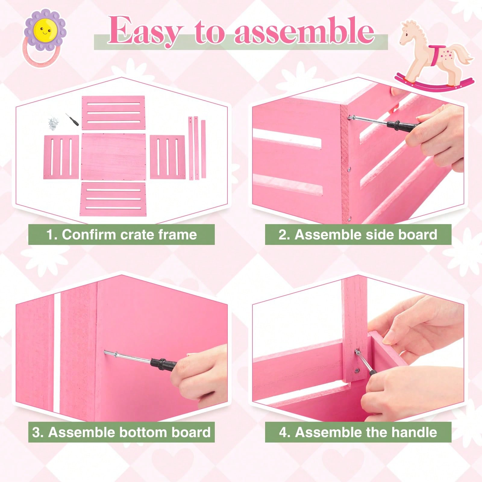 Деревянный ящик для детского д – обзор и цена Baby Products Hamper