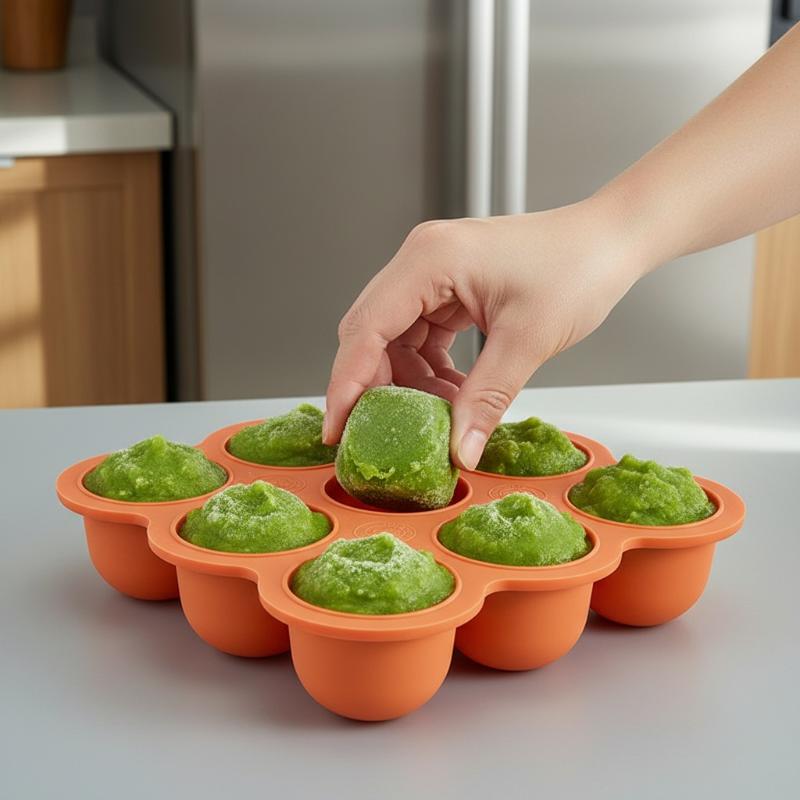Силиконовый контейнер для детс – обзор и цена Baby Food Storage Jar