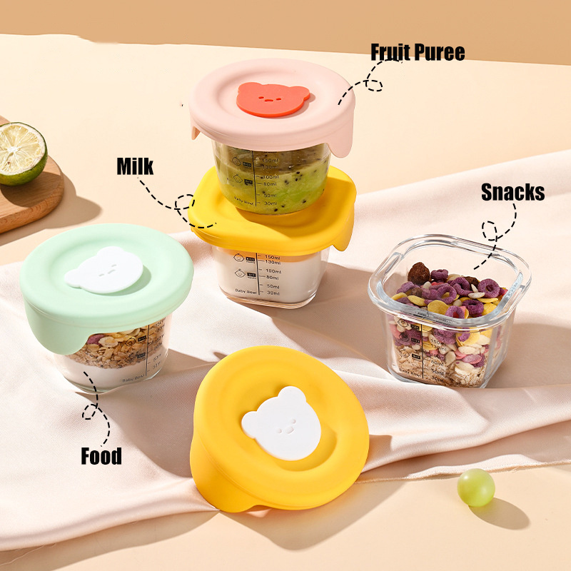 180 мл стеклянные банки для хр – обзор и цена Baby Food Storage Jar