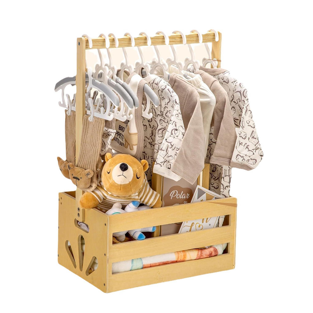 Большая деревянная корзина для – обзор и цена Baby Products Basket