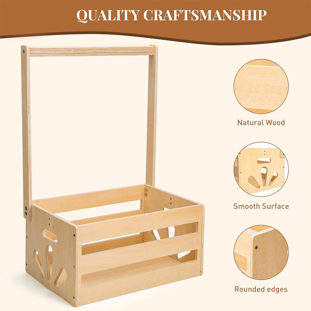 Большая деревянная корзина для – обзор и цена Baby Products Basket